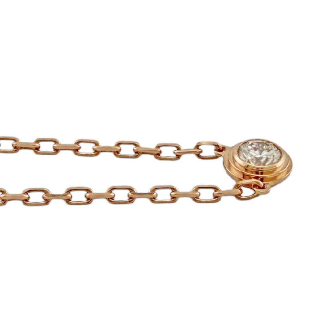 Cartier Damour Diamants Légers necklace, approximately 0.09ct diamond, 18K pi... - Picture 4 of 7
